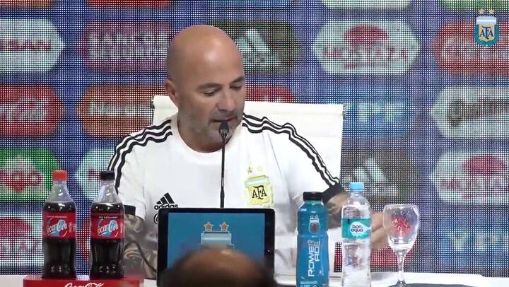 Conferencia de prensa completa de Jorge Sampaoli - Fuente: Youtube
