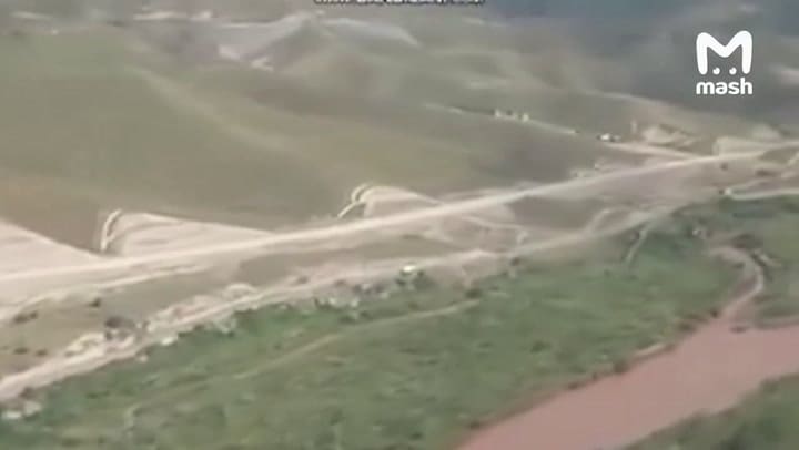 Las últimas imágenes del presidente iraní arriba del helicóptero antes del accidente