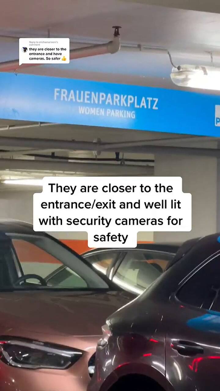 Por qué hay puestos de estacionamiento excliusivos para mujeres en Alemania