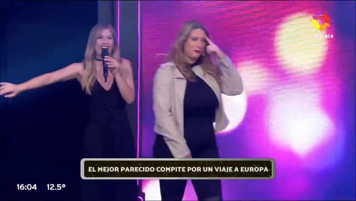 Fue a Bienvenidos a bordo como la doble de Ángela Torres y la confundieron con Luisana Lopilato