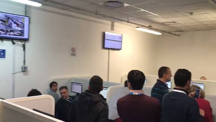 Fallas en el centro de carga de votos