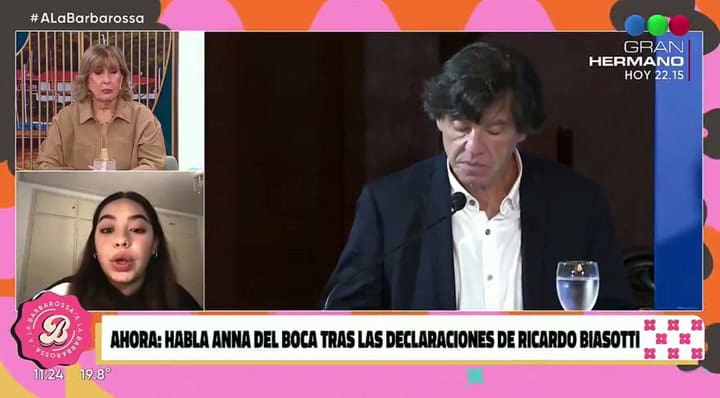 Anna del Boca rompió el silencio y fue tajante con Ricardo Biasotti