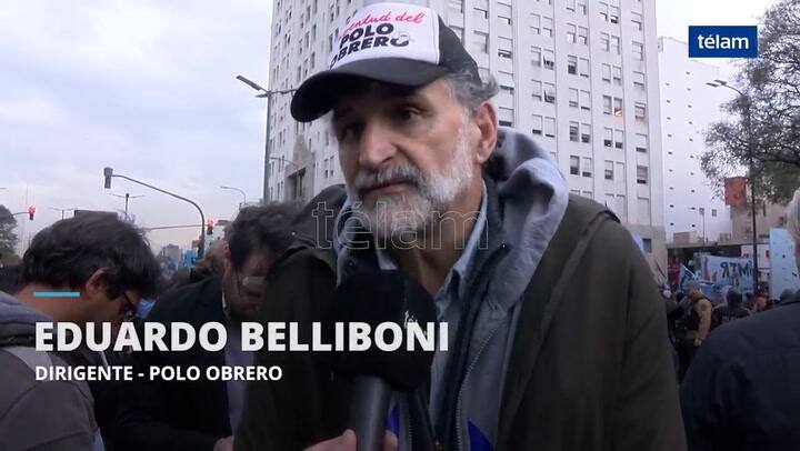 Organizaciones acampan en la 9 de Julio, donde hubo incidentes entre manifestantes y policías