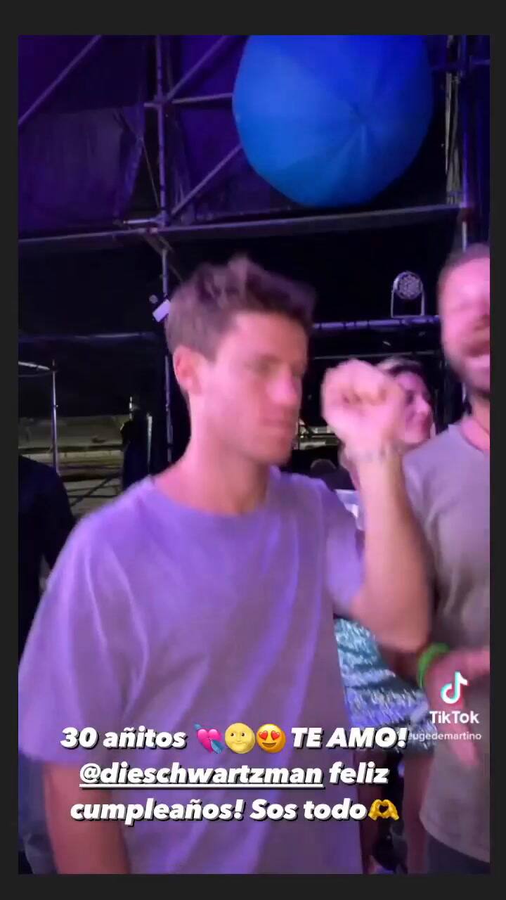El video que le preparó al Peque Schwartzman por el día de su cumpleaños su novia Eugenia De Martino