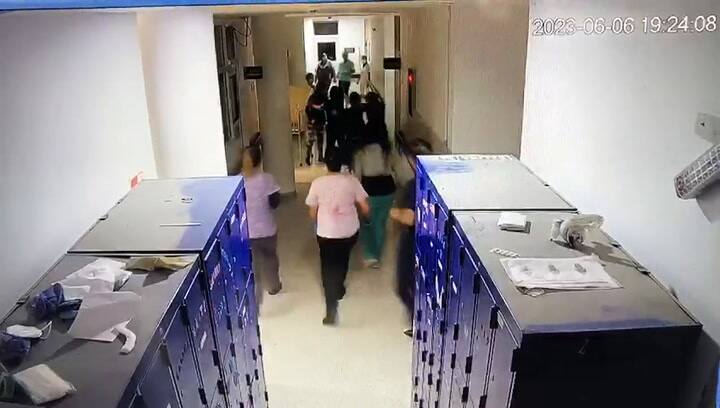 Agresión a médicos en el Hospital Ludovica. Gentileza médicos Hospital Ludovica.