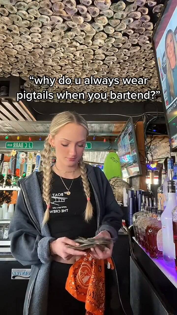 Scarlett Green aseguró que las coletas funcionaban para recibir más propinas