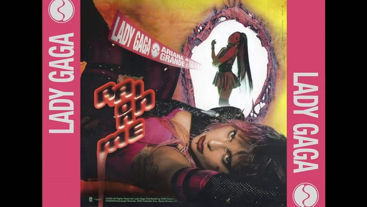 Lady Gaga y Ariana Grande cantan Rain On Me - Fuente: YouTube