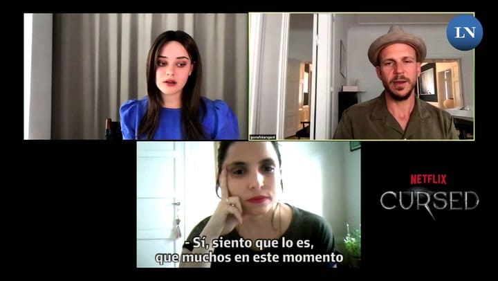 ntrevista con Katherine Langford y Gustaf Skarsgård por Cursed de Netflix