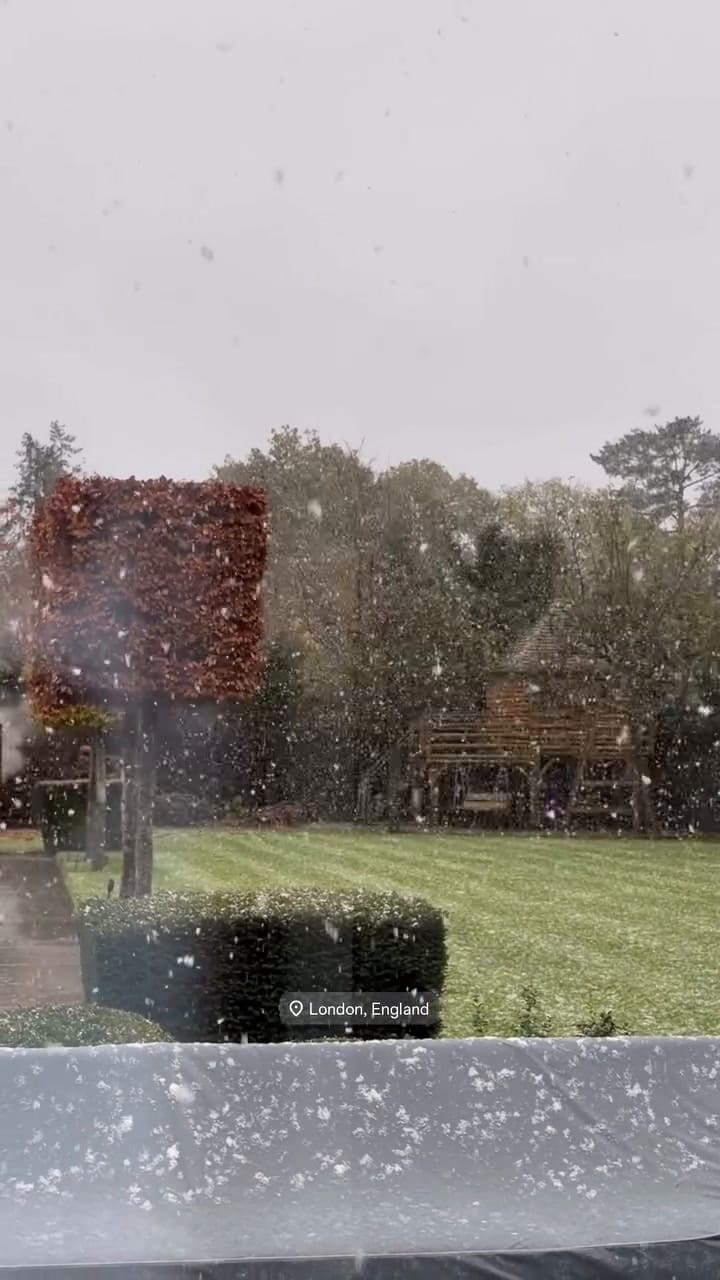 Valentina Cervantes post Londres nevado