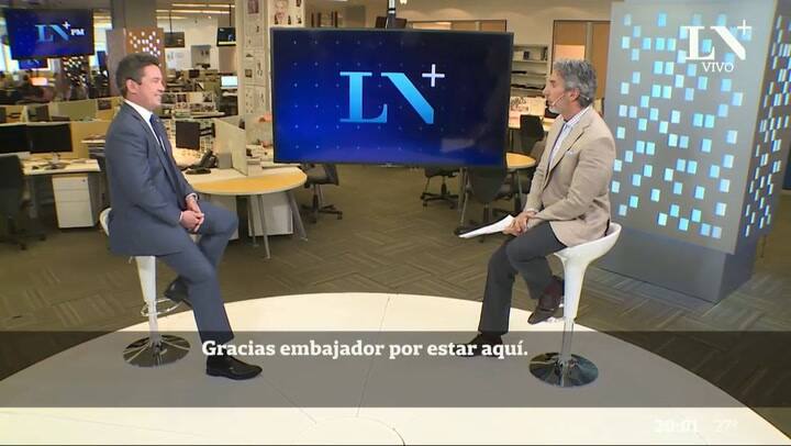 Noah Mamet: “Esta administración esta reconectando con el mundo”