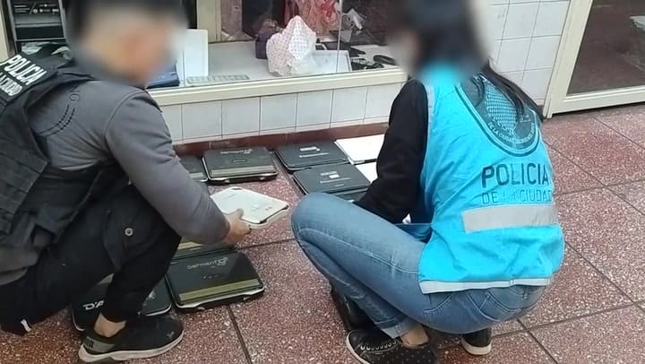 Recuperaron computadoras robadas