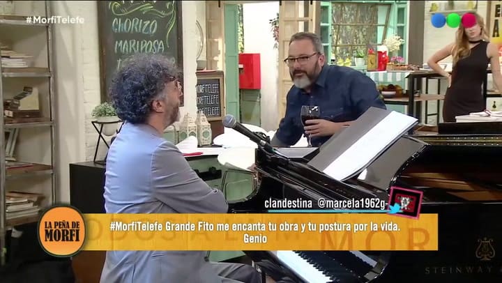 Fito Páez y el consejo que le dio el Indio Solari - Fuente: Telefe
