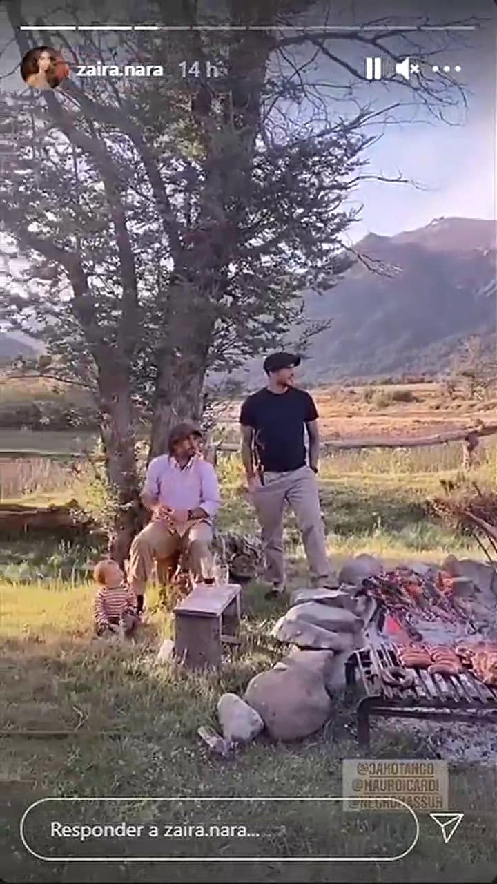 Zaira Nara muestra parte de su viaje familiar a través de historias de Instagram