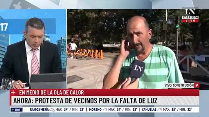 Un comerciante se quebró al hablar de que no tiene luz hace tres semanas