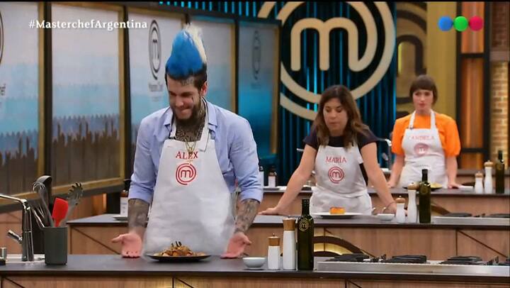 Alex Caniggia no siguió las reglas y hundió a La Chepi – Fuente: Telefe