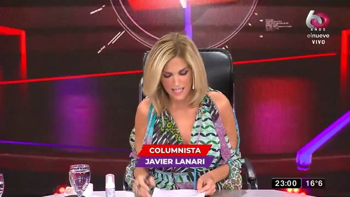 Viviana Canosa, en su programa Nada personal, apuntó contra Martín Guzmán - Fuente: elnueve