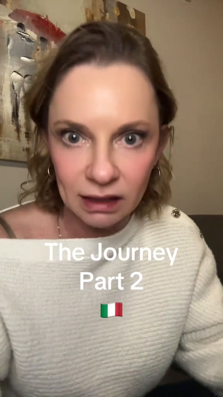 Lea Black en 2024 mientras explicaba en su cuenta de TikTok como obtuvo la doble ciudadanía