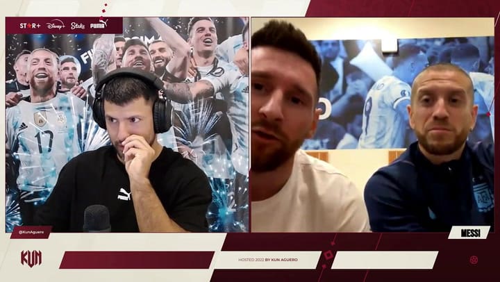 El reproche de Lionel Messi al Kun Agüero