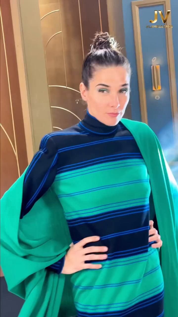 El look de Juana Viale en honor a la Pachamama