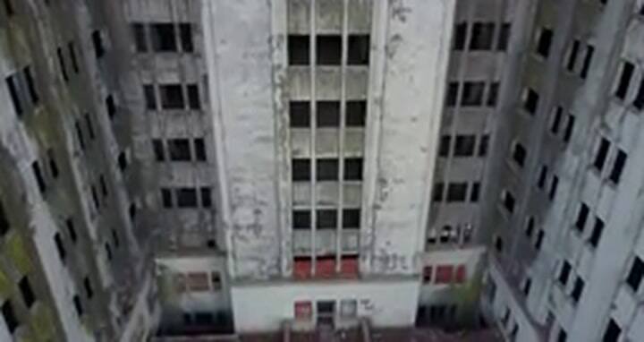 El Elefante Blanco desde un dron - Crédito: Prensa GCBA