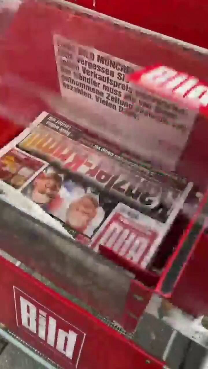 Evangelina Anderson mostró la seguridad con la que se transita las calles de Munich