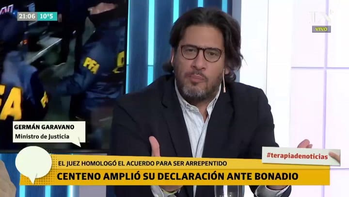 Germán Garavano sobre la figura arrepentido