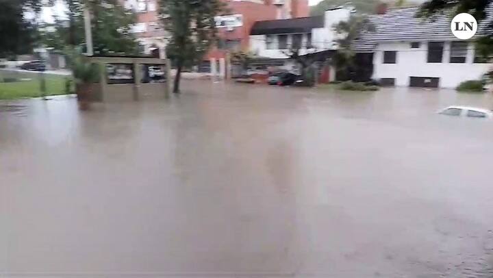 Histórica tormenta provocó inundaciones en Corrientes
