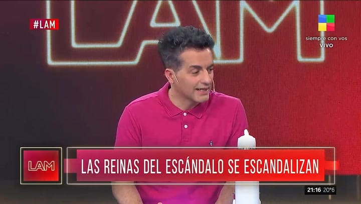 La invitada que se bajo de la mesa de Juana Viale
