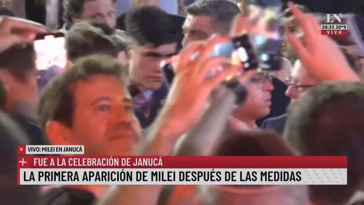 La Celebración De Janucá Con La Participación De Milei La Primera Aparición Después De Las Medidas