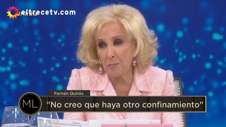 Mirtha recordó a Goldy: 'No pude darle un beso a mi hermana adorada. Eso no se olvida'