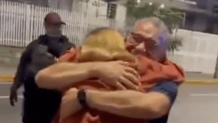 El momento en el que los exdiputados fueron liberados