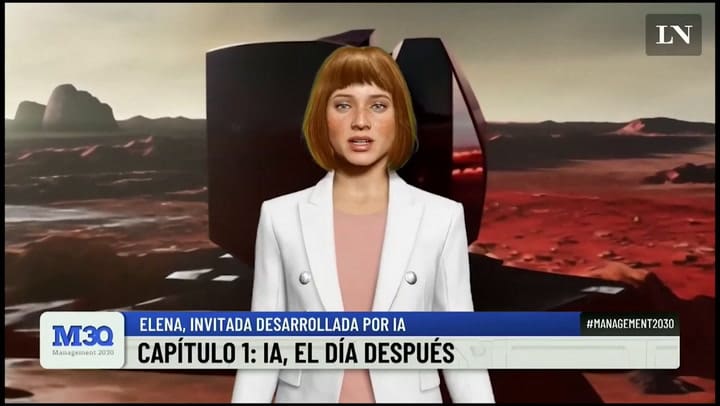 Elena, invitada desarrollada por la IA