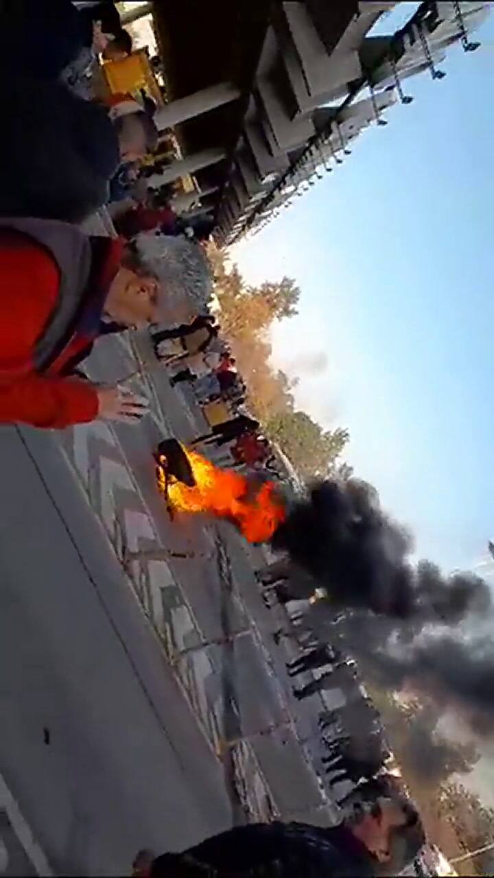 Esta mañana se desató un conflicto en el Mercado Central que duró hasta cerca del mediodía