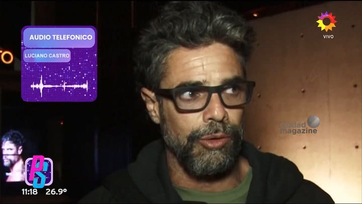 Se conocieron nuevos audios de Luciano Castro dirigidos a Sarah Borrell
