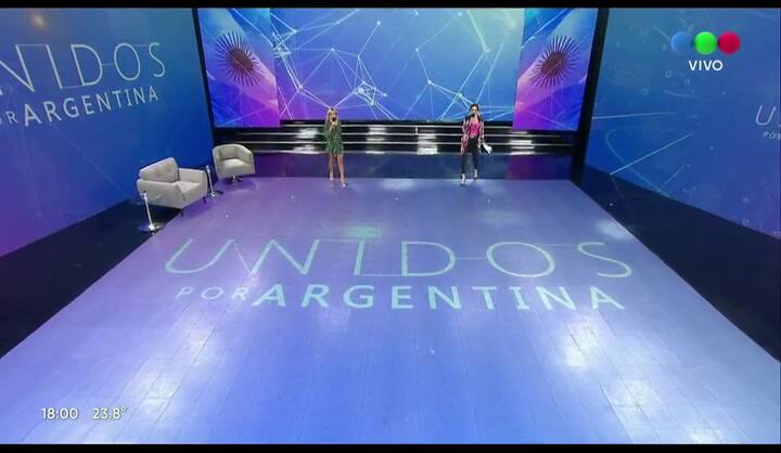Así fue el comienzo de #UnidosPorArgentina - Fuente: Telefe