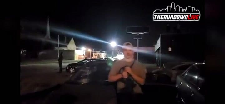 El sospechoso Kyle Rittenhouse, antes del tiroteo. Fuente: Twitter @tariqnasheed