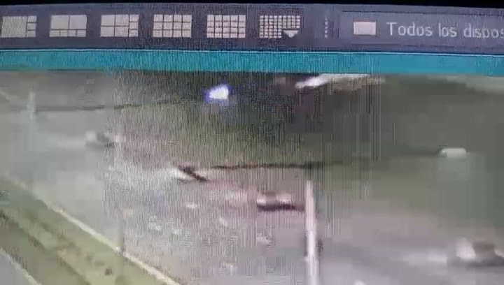 Así fue el accidente en Panamericana