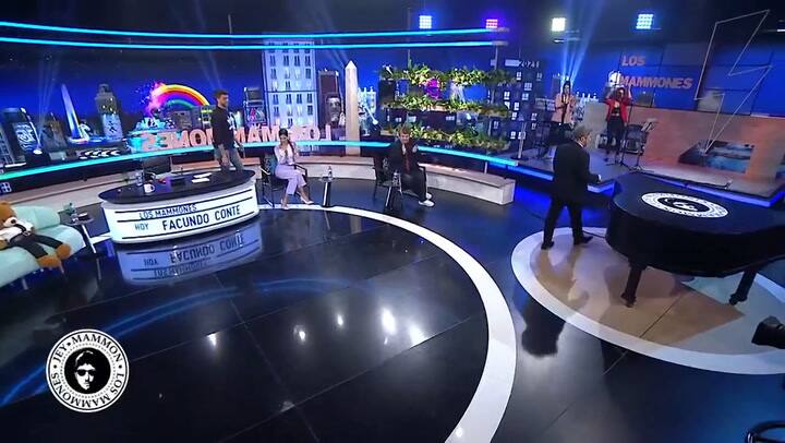 Facundo Conte la rompió cantando en Los Mammones