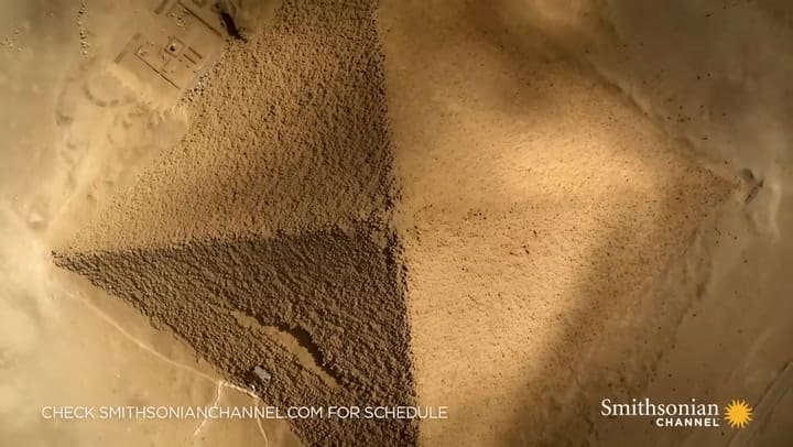Así son los restos de la pirámide que estuvo 4000 años oculta en Egipto
