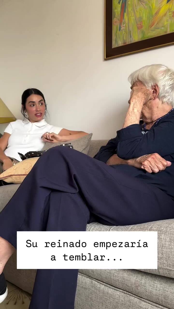 Pedro Rosemblat compartió uno divertidos videos de su abuela y Lali Espósito