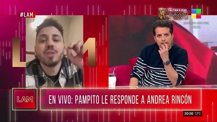 Pampito habló sobre la polémica salida de Andrea Rincón de Intrusos