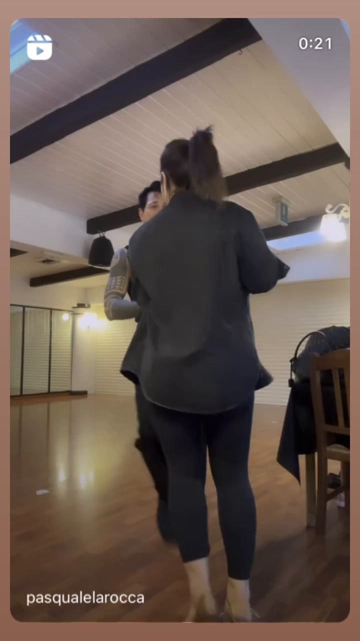 Wanda Nara mostró cómo será su coreografía para Ballando con le Stelle