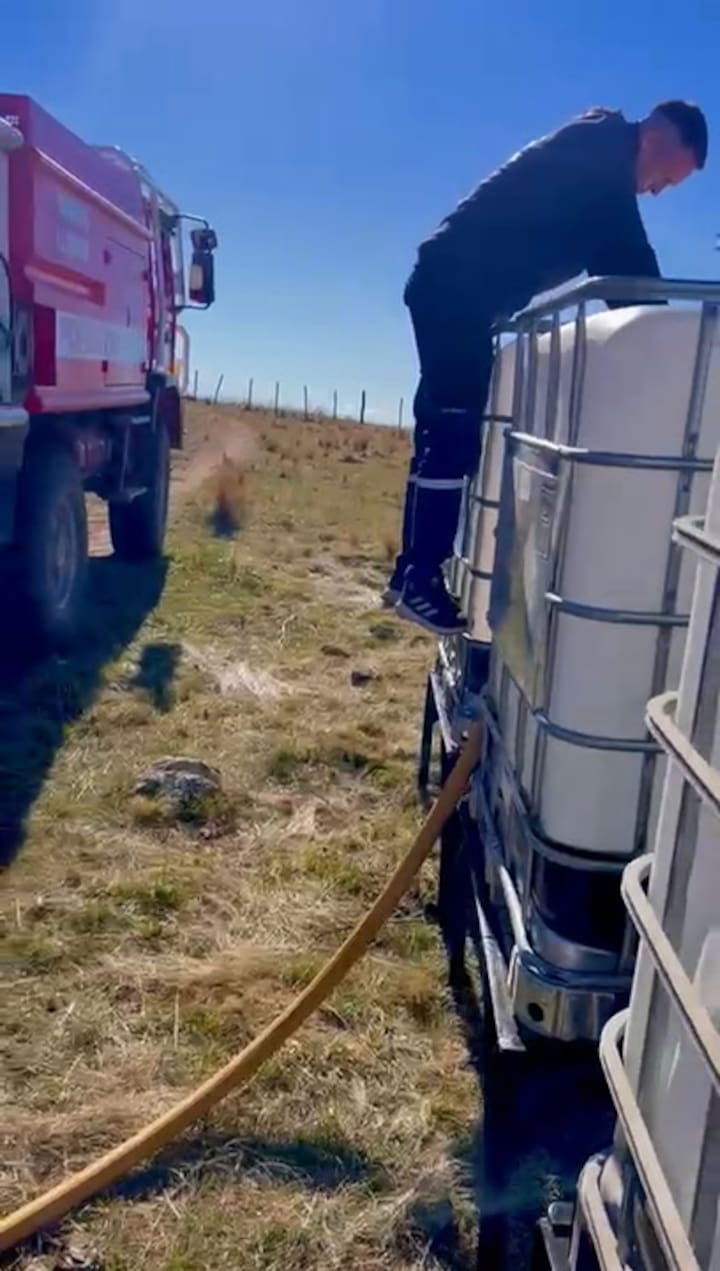 Primera red de agua en altura de las Sierras Chicas de Córdoba, un hito para la prevención y control de incendios forestales