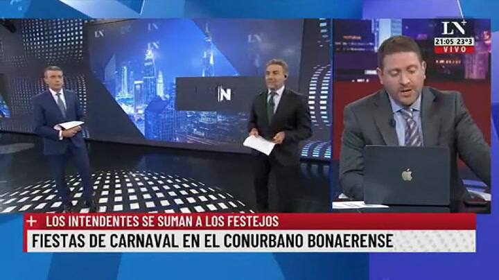 Luis Majul se animó a cantar en vivo una parte de una canción de Wos y Pablo Rossi y Jony Viale fueron testigos