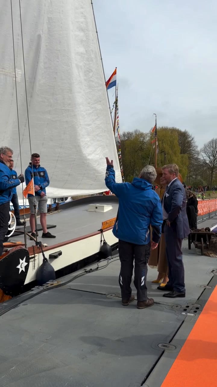 Máxima y Guillermo compiten en los juegos tradicionales de Frisia