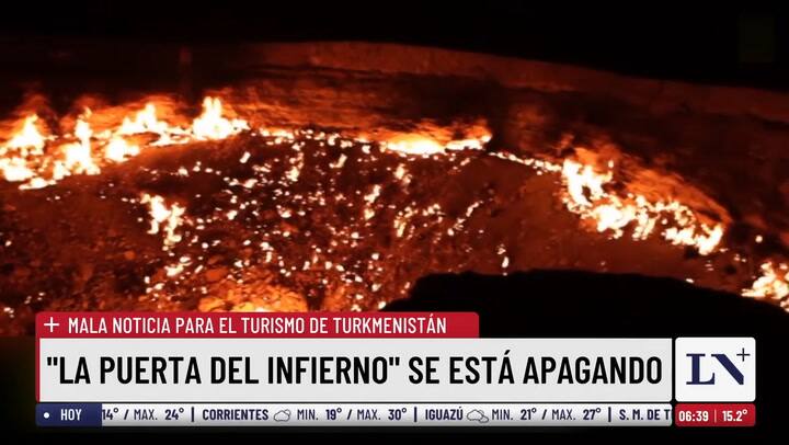 "La puerta del infierno" se esta apagando
