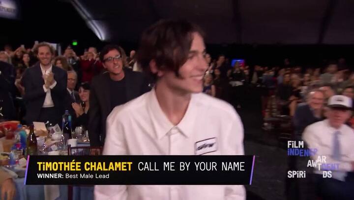 Timothée Chalamet gana como mejor actor en los Independent Spirit Awards