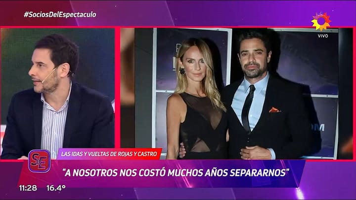 En Socios del espectaculo recordaron el romance de Luciano Castro y Pata Villanueva
