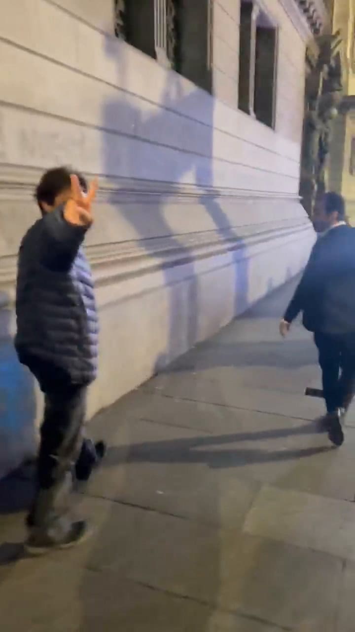 Juan Grabois fue increpado en la entrada al Congreso