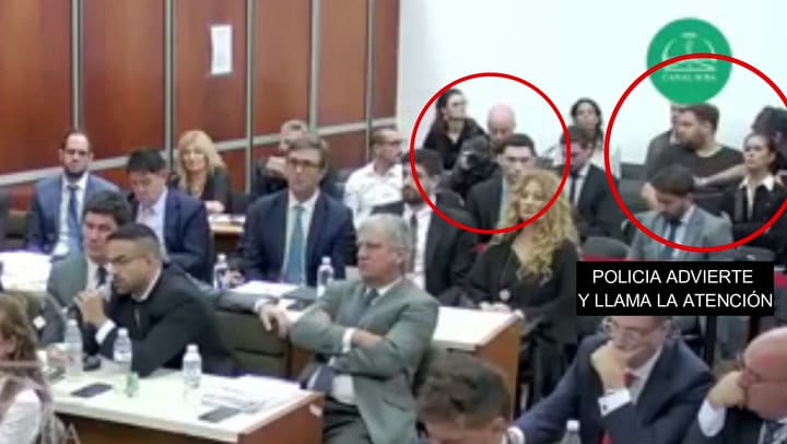 Uno de los videos incorporados en el expediente como prueba
